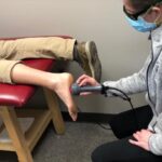 laser therapy on the feet